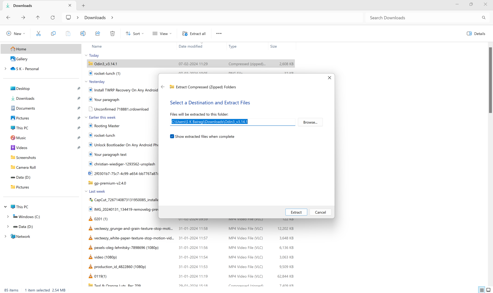 a315g bit 2 root