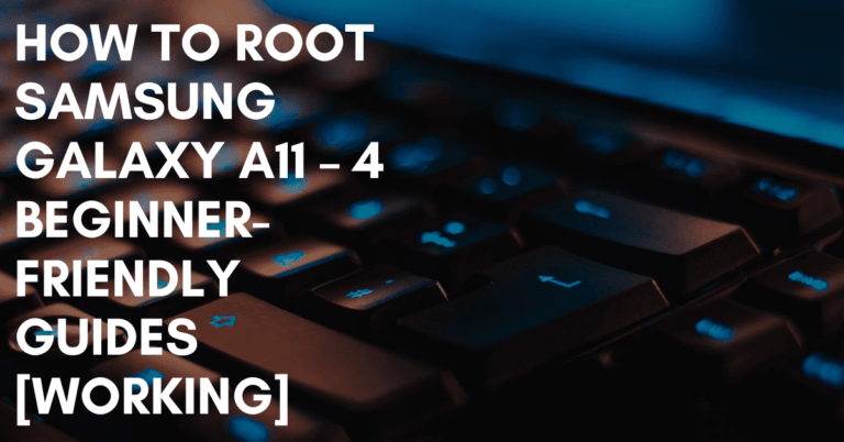 Root Samsung Galaxy A11