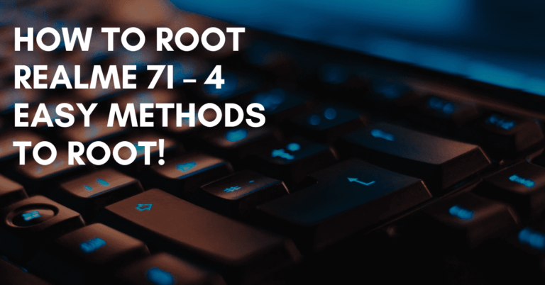 Root Realme 7i