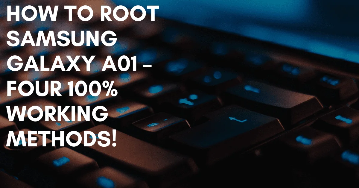 Root Samsung Galaxy A01