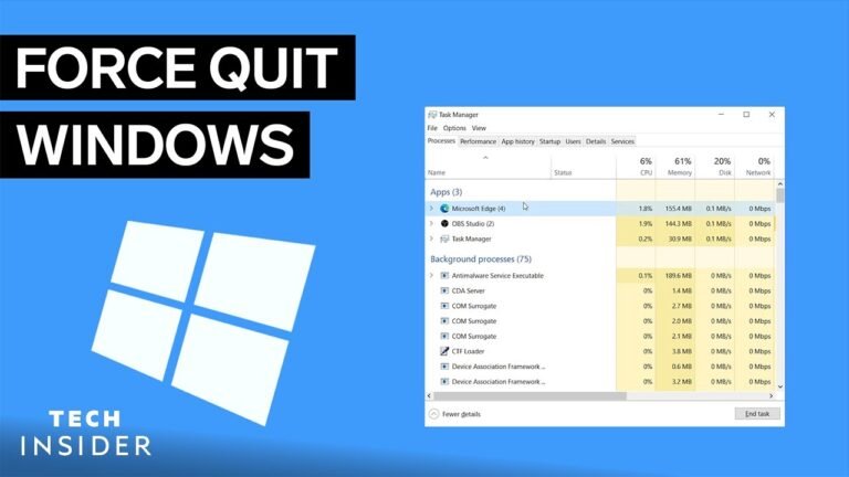 How to Force Quit on Windows